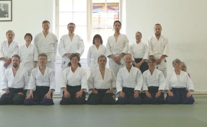 Suze und Martin beim 40. Jubiläum des Aikikai Tübingen
